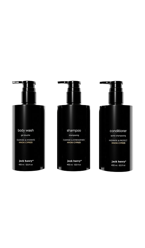 Jack Henry Shower Trio In Black