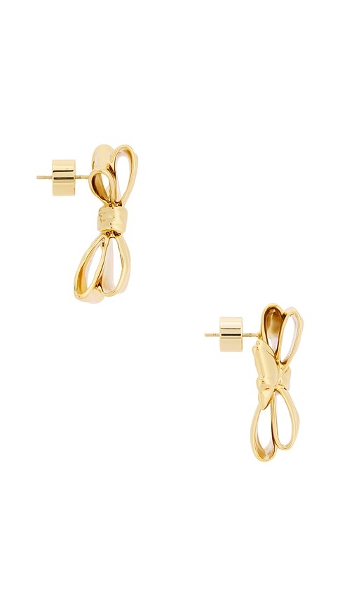 Jennifer Fisher Small Bow Earrings In Gold