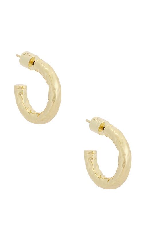 Jennifer Fisher Hailey Micro Huggie in Metallic Gold 132$