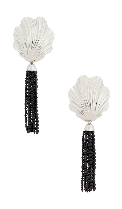 Julietta BOUCLES DOREILLES PENDANTES ARIA en Metallic Silver 305$