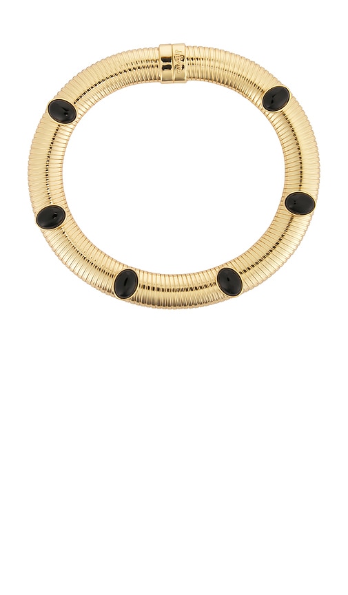 Julietta Celeste Necklace in Metallic Gold.