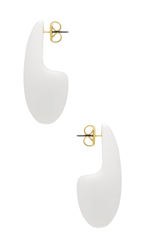 Shop Julietta Musgrave Earrings In White