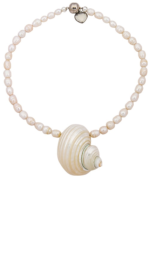 Julietta Mykonos Necklace in Pearl