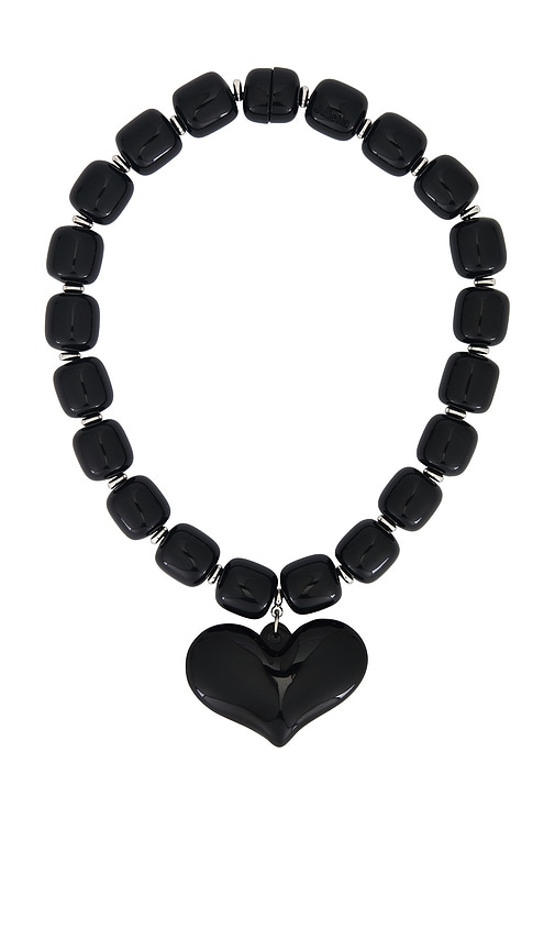 Julietta Amore Necklace in Black