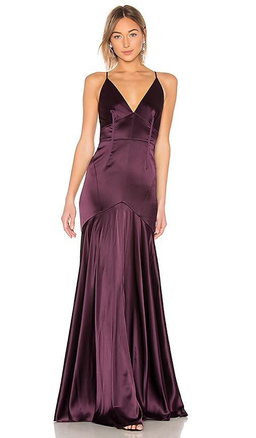 V Neck Gown
