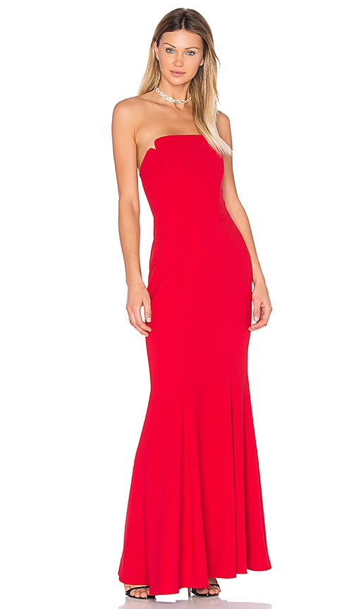 jill jill stuart strapless gown