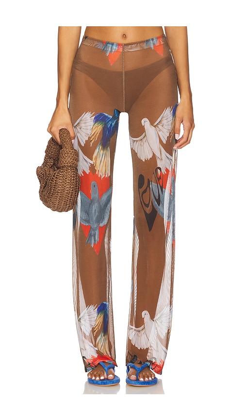 Mesh Pant in Brown. - size M (also in XS)