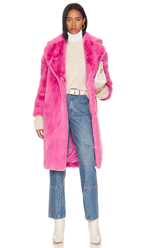 Miss Tiffy Fur Jacket ~ Red Faux Fur – Show Me Your Mumu