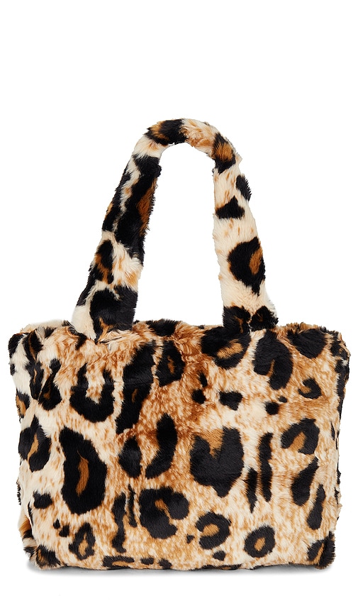 Styre kasket Yoghurt Jakke Tate Oversized Faux Fur Bag in Leopard | REVOLVE