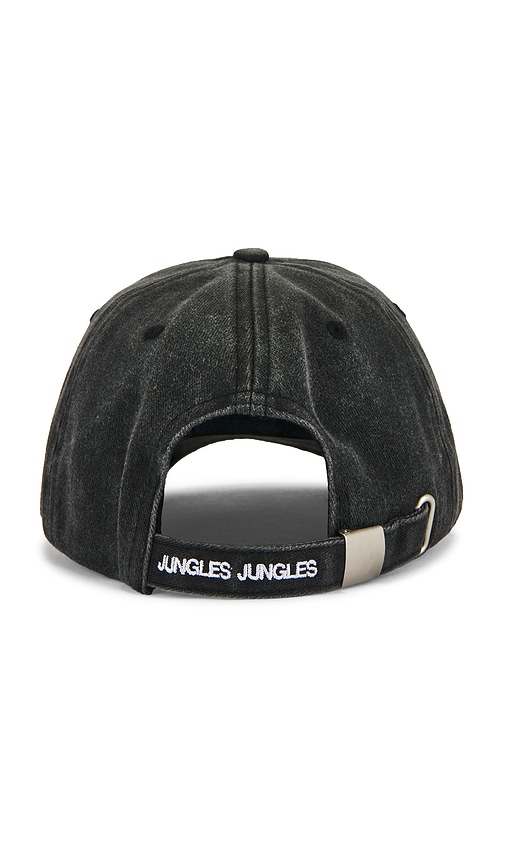  Jungles Hot Distressed Cap In Black. 