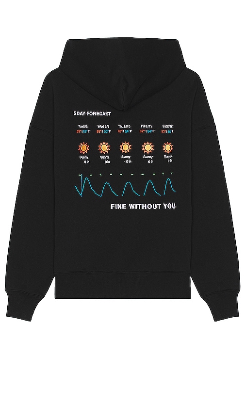 Jungles Fine Without You Hoodie In Black