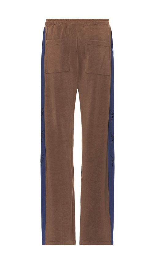 Shop Jungles Flies Scuba Track Pant In Brown