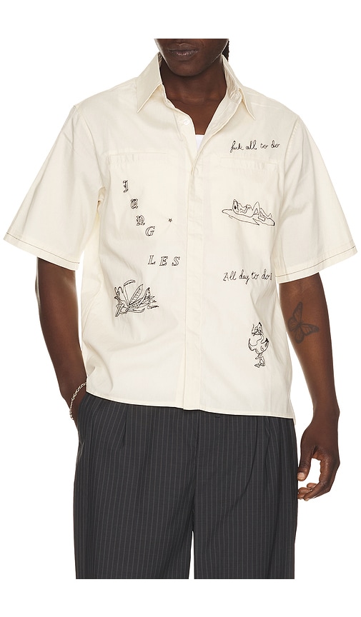 Jungles Fuck All Button Up Shirt