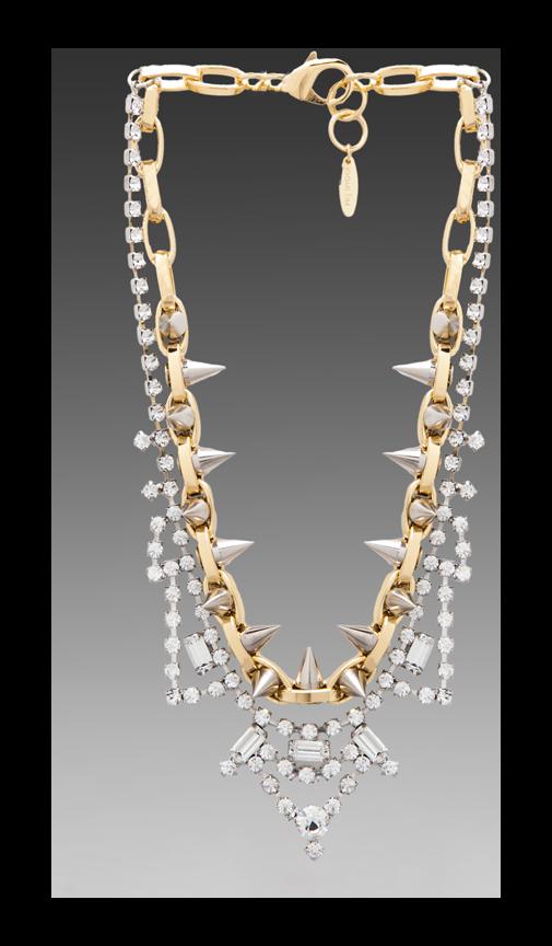 Crystal & Spike Necklace