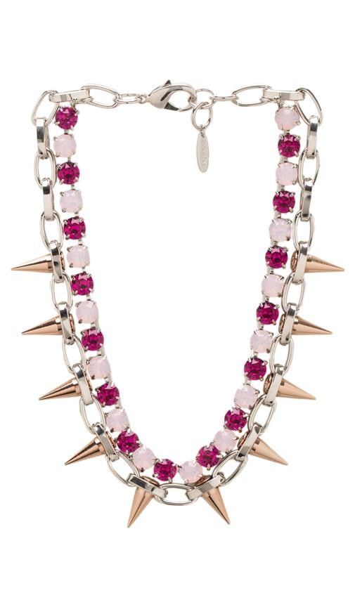 Crystal & Spike Choker