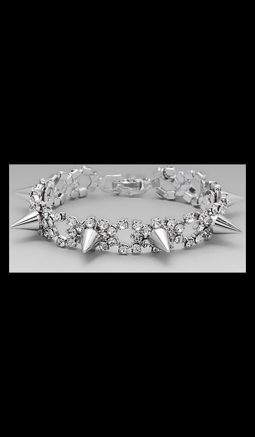 Crystal & Spike Bracelet