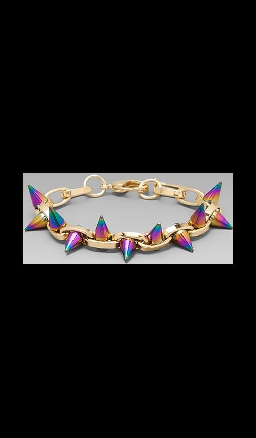 Double Row Spike Bracelet