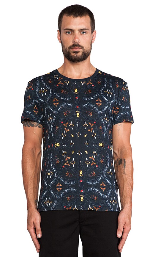 Sev Crew Snug Allover Print Tee