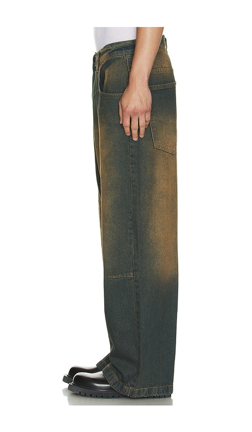 Shop Jaded London Colossus Jeans In Sand Tint