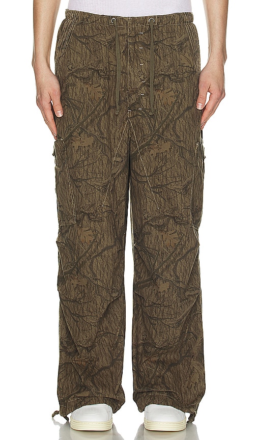Shop Jaded London Parachute Pants In Forest Camo