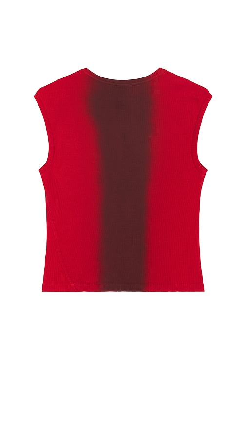 Shop Jaded London Glare Dyed Seam Tank In 레드