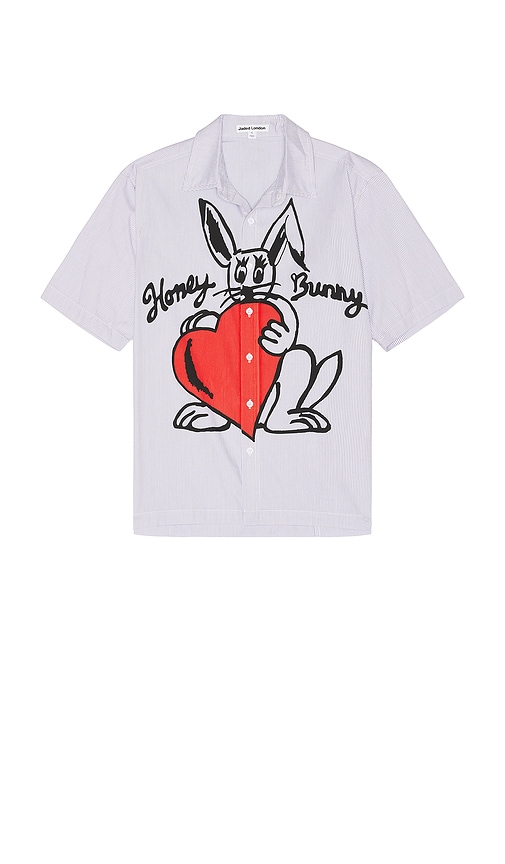 Jaded London X Dirty L00ks Honey Bunny Shirt In 그레이