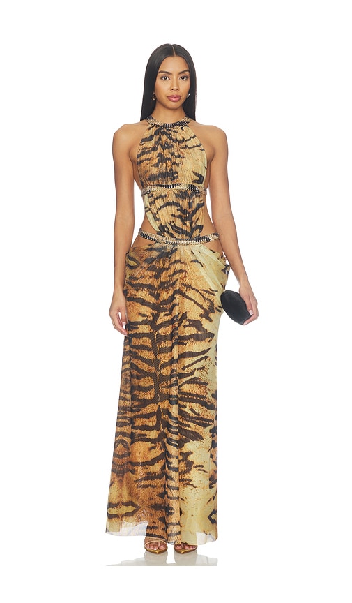 Tiger Cut-out 6am Maxi Dress