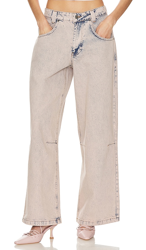 Jaded London Colossus Baggy Pants In Blush