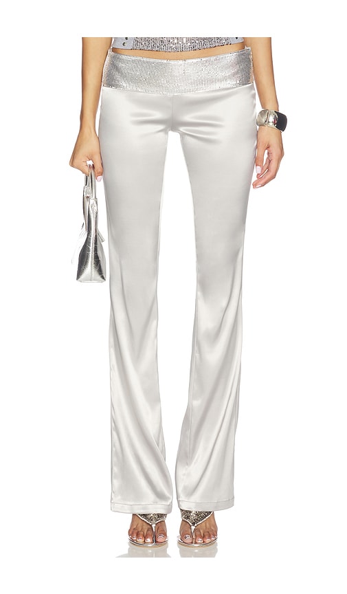 knee length dresses for ladies California Dreaming Silver Sequin Trousers