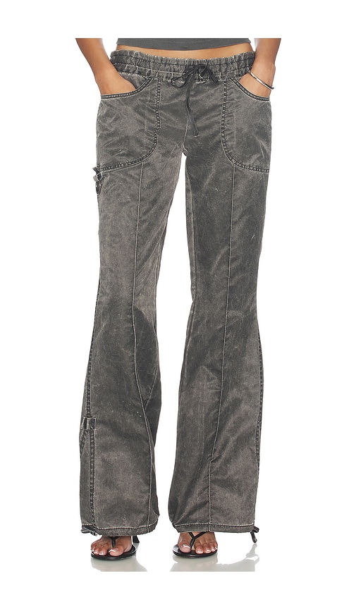Satin Cargo Pant
