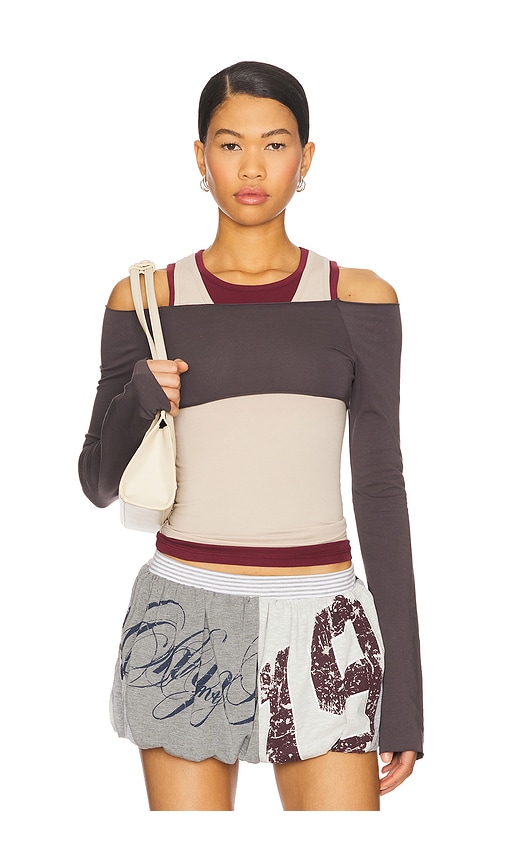 Jaded London Triple Layered Top in Multi | REVOLVE