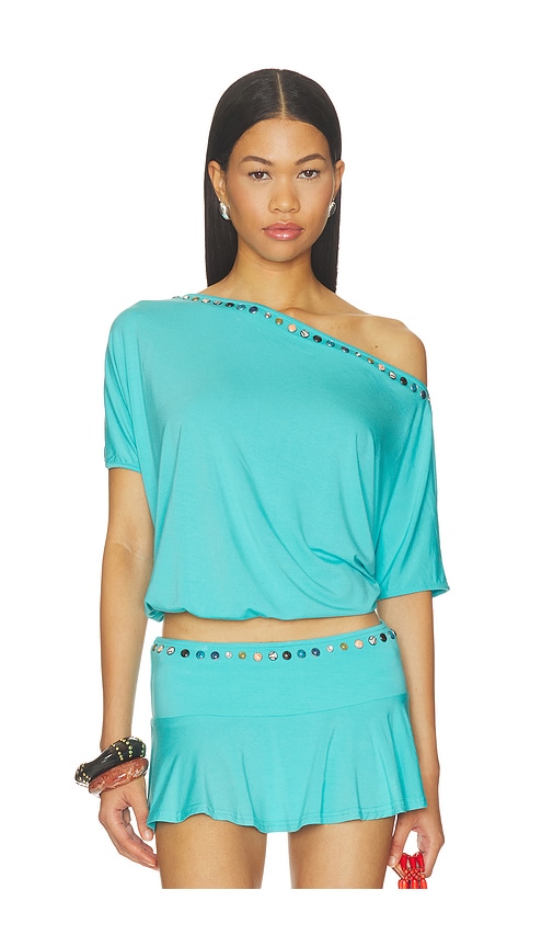 Stud Open Back Top