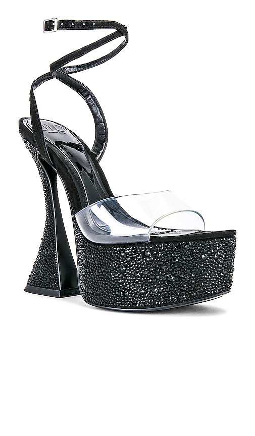 Shop Jlo Jennifer Lopez X Revolve Beverly Platform Heel In Black