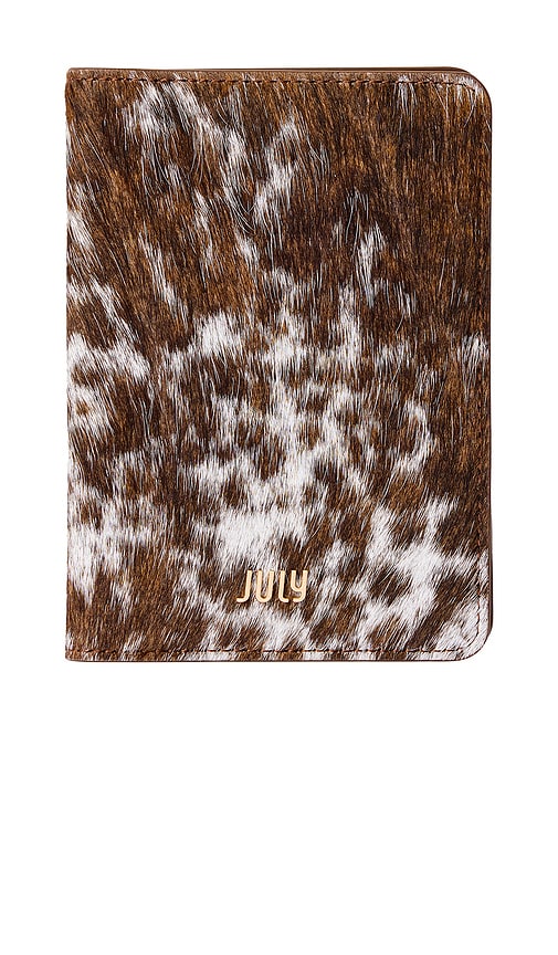 July Cow Print Small Travel Wallet | Thumbnail 7