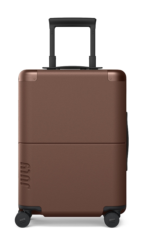 Carry On Luggage in Brown.