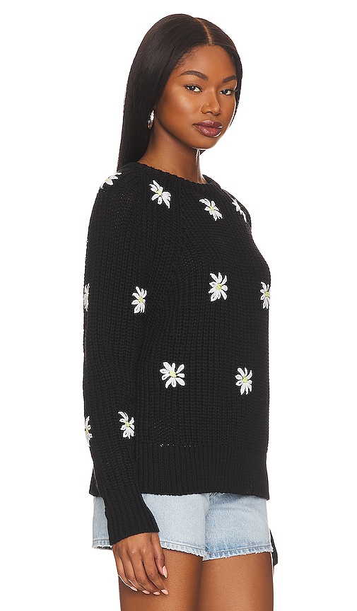 Shop John & Jenn By Line Hendrix Sweater In Midnight Daisy