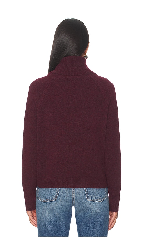  John & Jenn By Line Rollkragenpullover Emmett In Burgundy. Größe S. Also In Xs. 