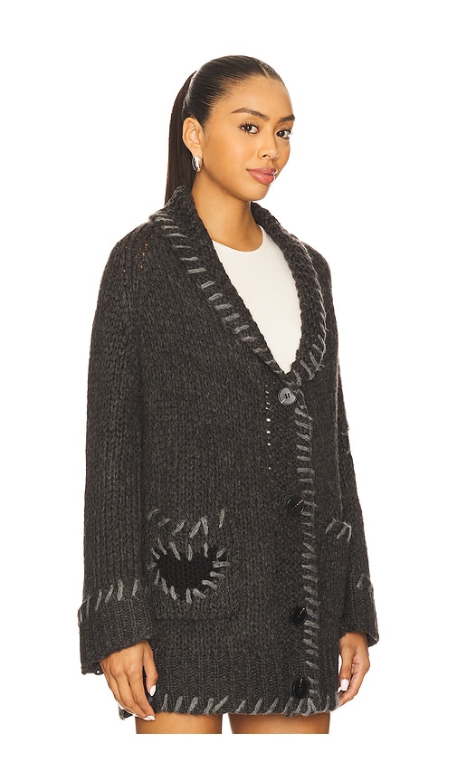John & Jenn By Line Tripp Cardigan In Gray