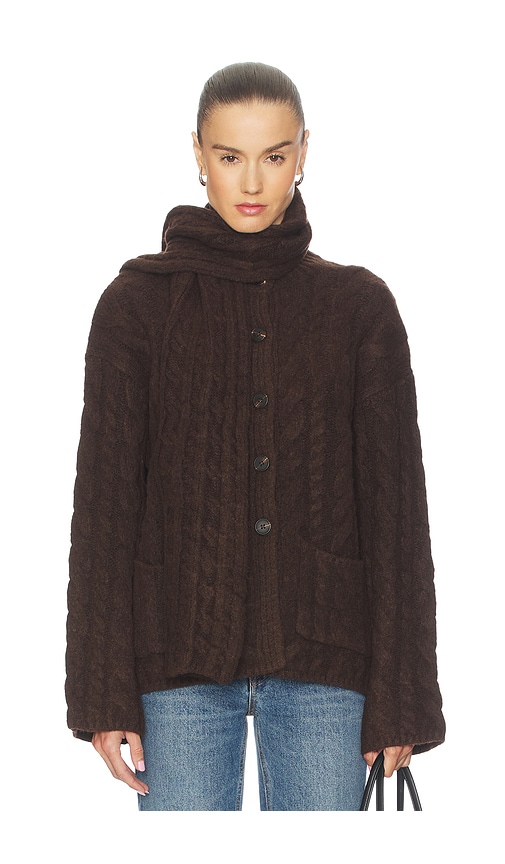 John & Jenn By Line Zaire Cardigan In Brown
