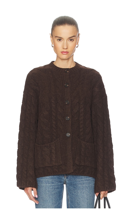 John & Jenn By Line Zaire Cardigan In Brown