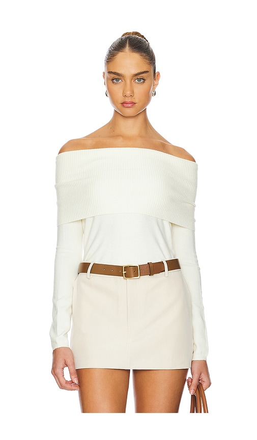 Shop John & Jenn By Line Damon Top In Cream