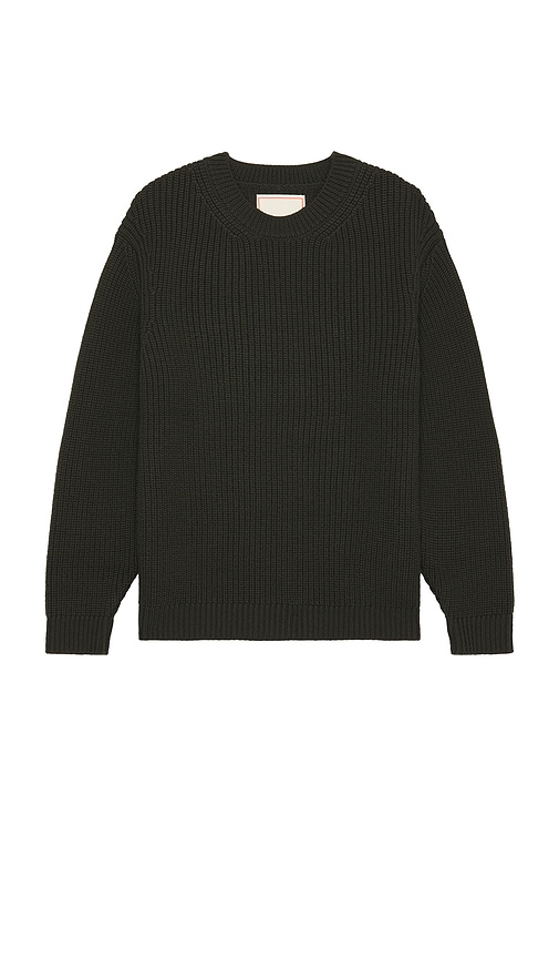 Shop Jeanerica Paul Knit Sweater In Dark Green