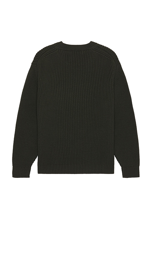 Shop Jeanerica Paul Knit Sweater In Dark Green