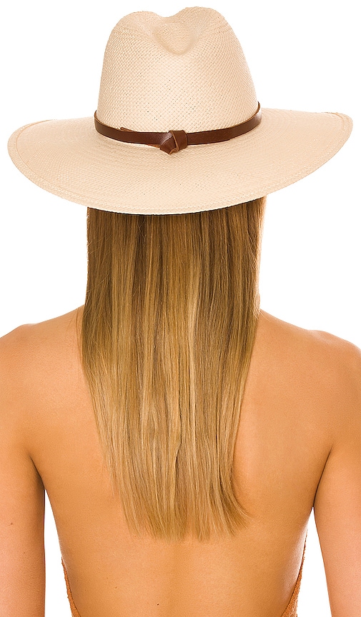 Shop Janessa Leone Judith Hat In Neutral