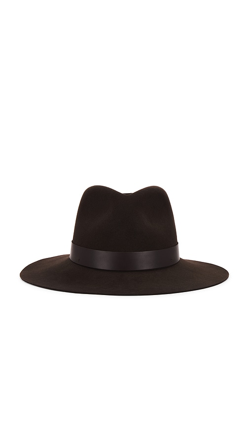 Shop Janessa Leone Ross Hat In Brown