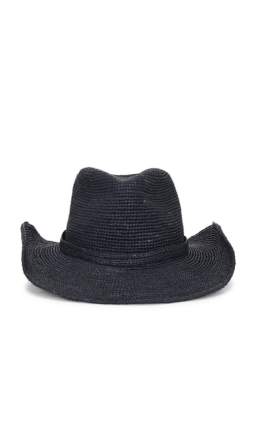 Janessa Leone Sacha Cowboy Hat In Black