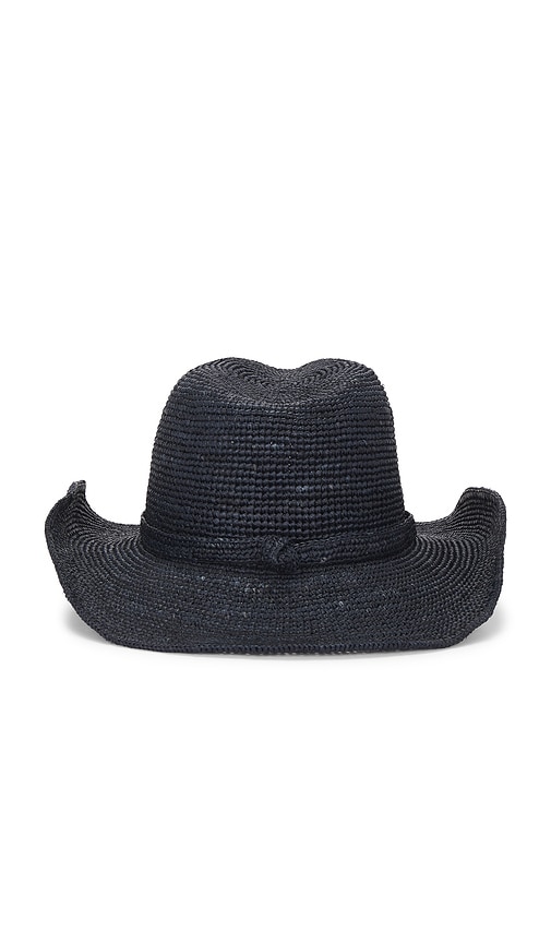 Janessa Leone Sacha Cowboy Hat In Black