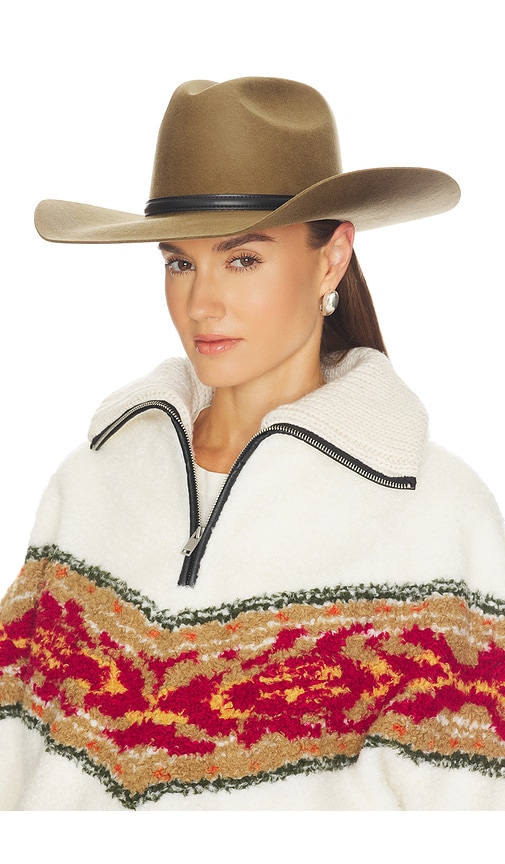 Janessa Leone CHAPEAU FEDORA NASH en Brown Taille M Also en S L 261 €