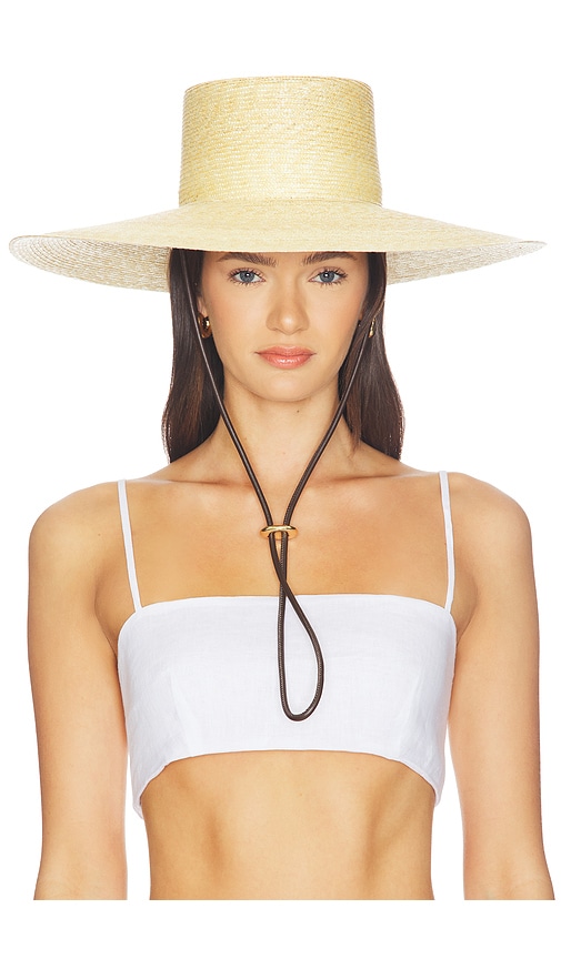 Janessa Leone CHAPEAU ROMA en Beige Taille S Also en M L 313 €