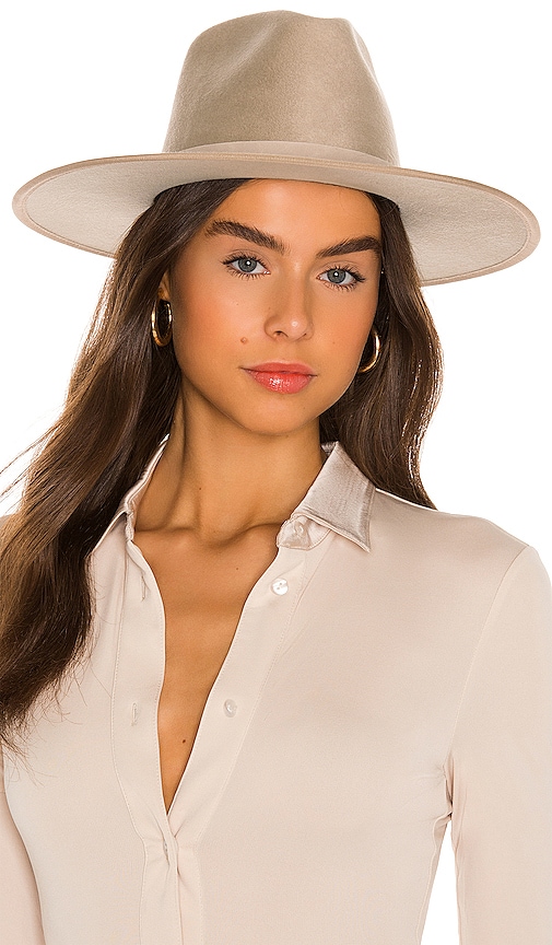 Janessa Leone Skyler Hat in Wheat | REVOLVE